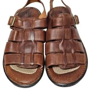 Born | Shoes | Born Fisherman Open Toe Sandals Brown Full  display picture 2